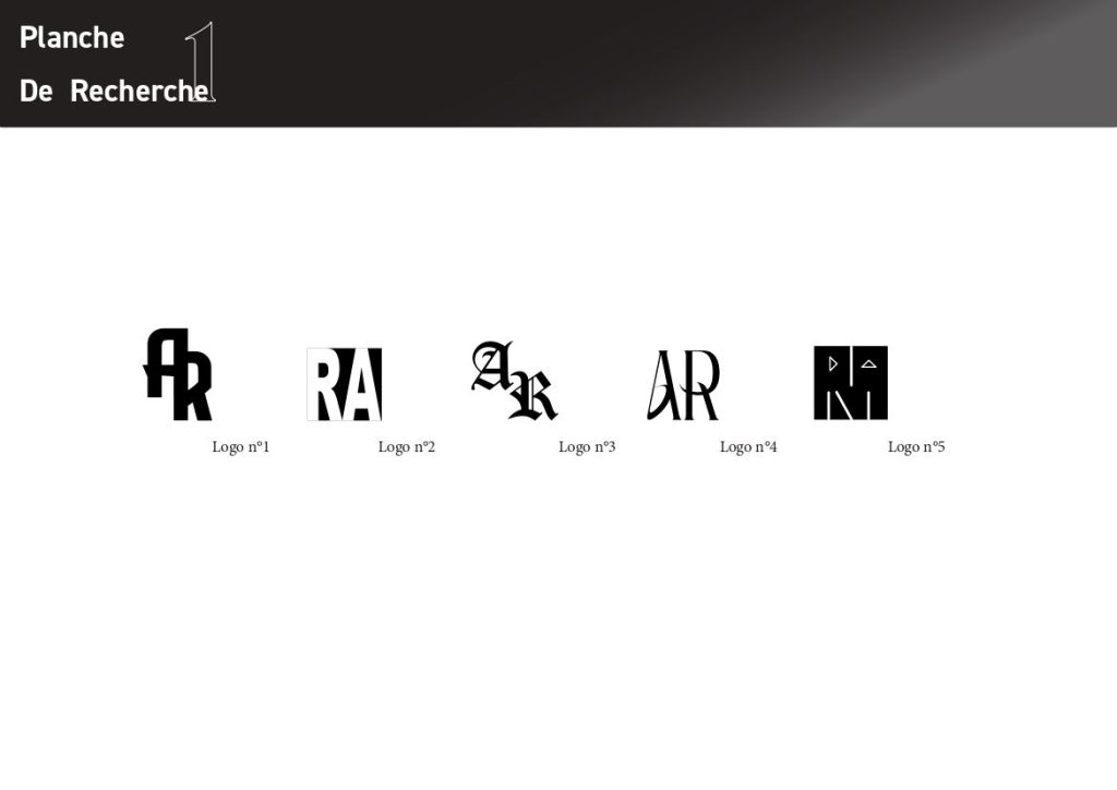 Planche de recherche de logo 1