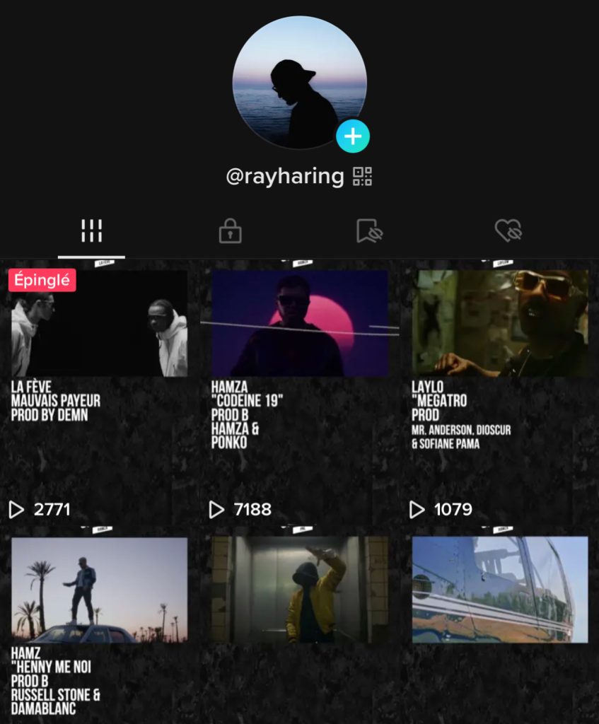 Capture d'écran tiktok
