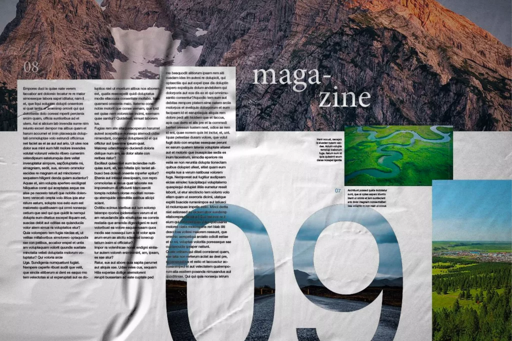 illustration Dossier Indesign