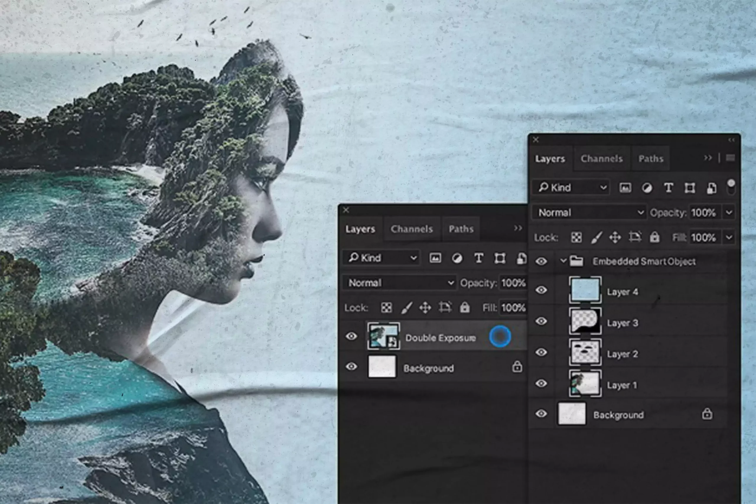Illustration dossier Photoshop